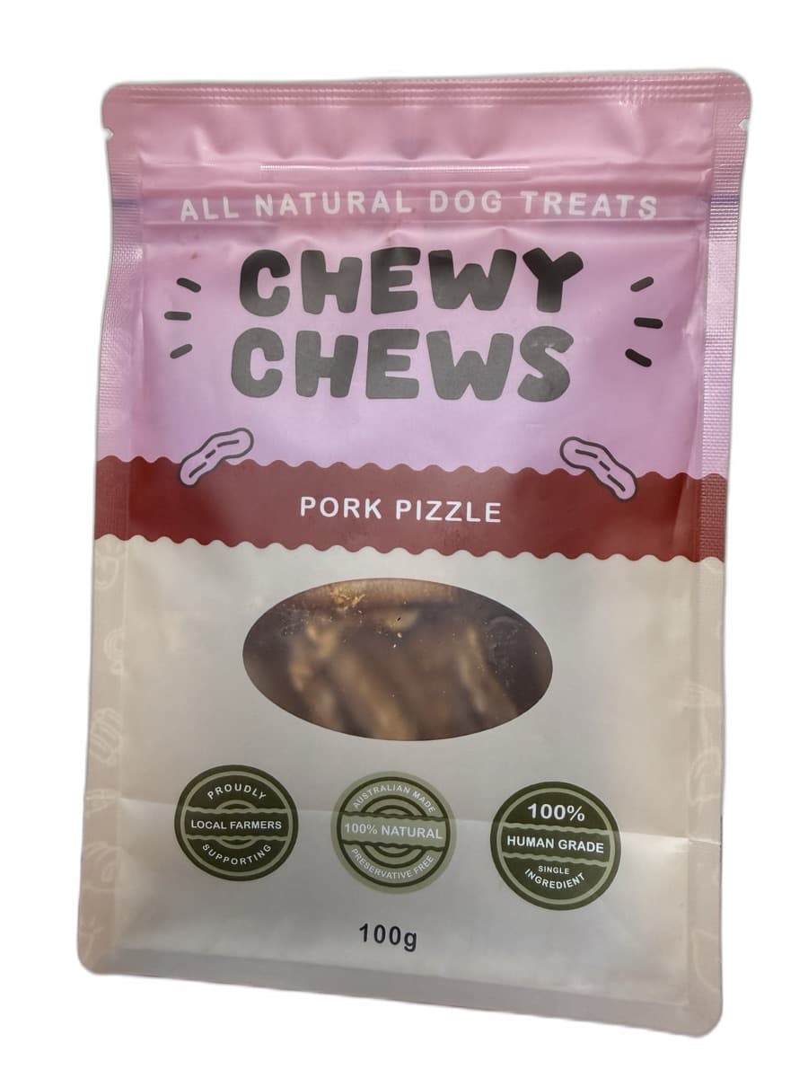 Pork Pizzle single-ingredient dog treats